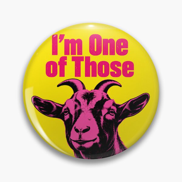 Item preview, I'm One of Those – Psychedelic Bluegrass Goat designed and sold by MrsMirabilis.