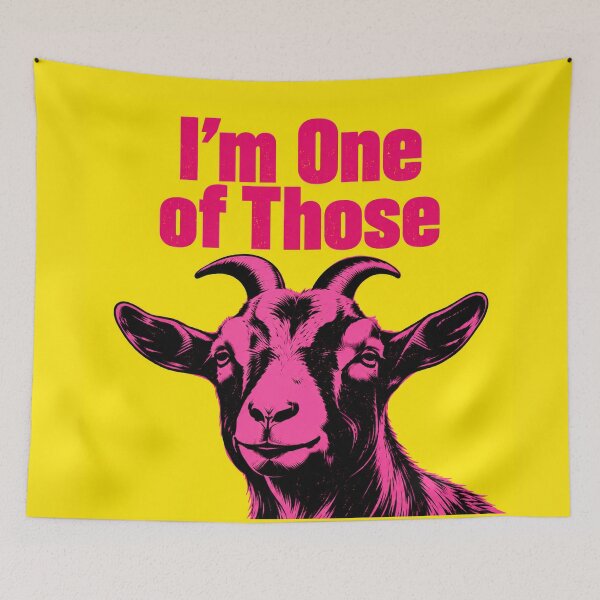 Item preview, I'm One of Those – Psychedelic Bluegrass Goat designed and sold by MrsMirabilis.