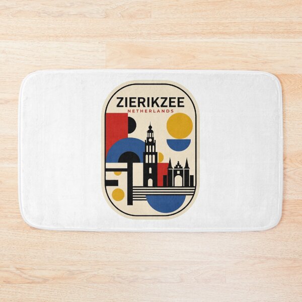 Item preview, Retro Zierikzee Bauhaus Geometric Skyline designed and sold by k3rstman1.