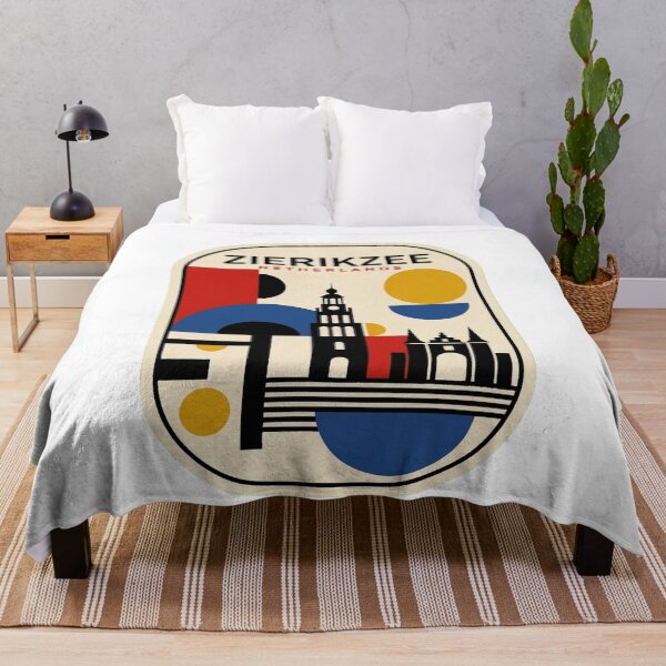 Item preview, Retro Zierikzee Bauhaus Geometric Skyline designed and sold by k3rstman1.