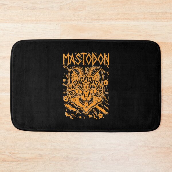 Item preview, MASTODON Demonic Cat Three Eyed Feline Art designed and sold by ROBERCEAR.