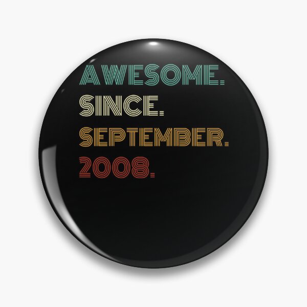 Item preview, 18 Years Old Awesome Since September 2008 18th Birthday designed and sold by KristenSabol.