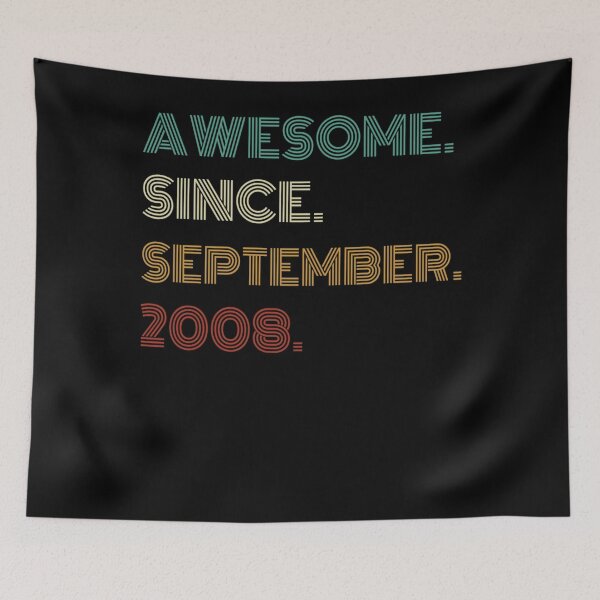 Item preview, 18 Years Old Awesome Since September 2008 18th Birthday designed and sold by KristenSabol.
