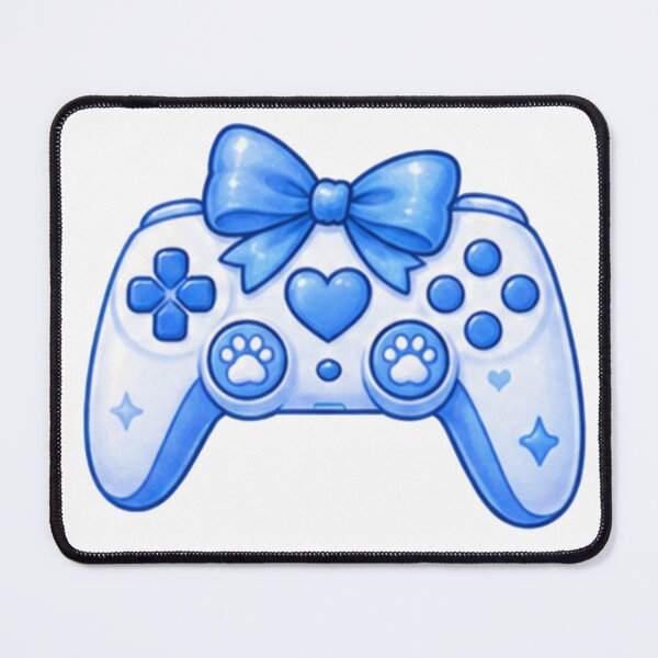Item preview, Cute Blue Kawaii Gaming Controller designed and sold by Kiralemon.