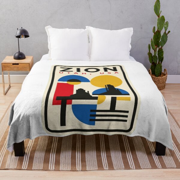 Item preview, Retro Zion Bauhaus Geometric Skyline designed and sold by k3rstman1.