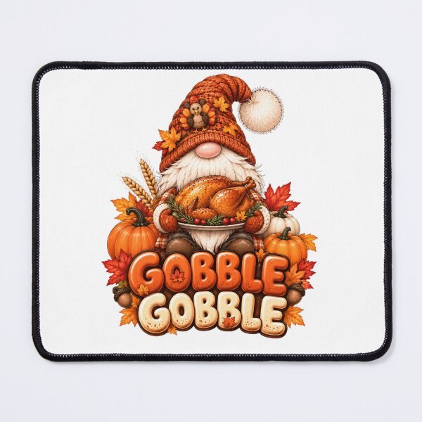 Item preview, Gobble Gobble Thanksgiving Gnome – Cute Turkey Fall Design designed and sold by Gapanaart.