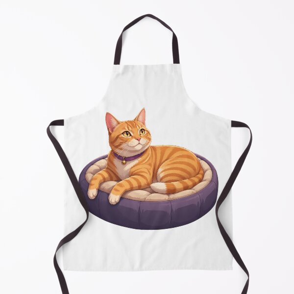 Item preview, Orange Tabby Cat Resting with Collar designed and sold by SoyLamderma.