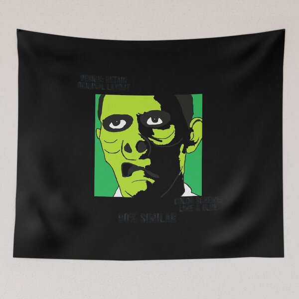 Item preview, Split Face Pop Art Vivid  Illustration designed and sold by BonnieHansenc.