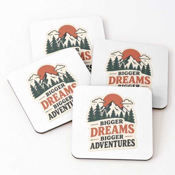 Item preview, Bigger Dreams Bigger Adventures Mountain Wilderness Vintage designed and sold by parkjingsuhal.