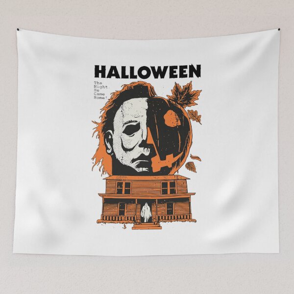 Item preview, Horror House Mask Pumpkin Motif designed and sold by BonnieHansenc.