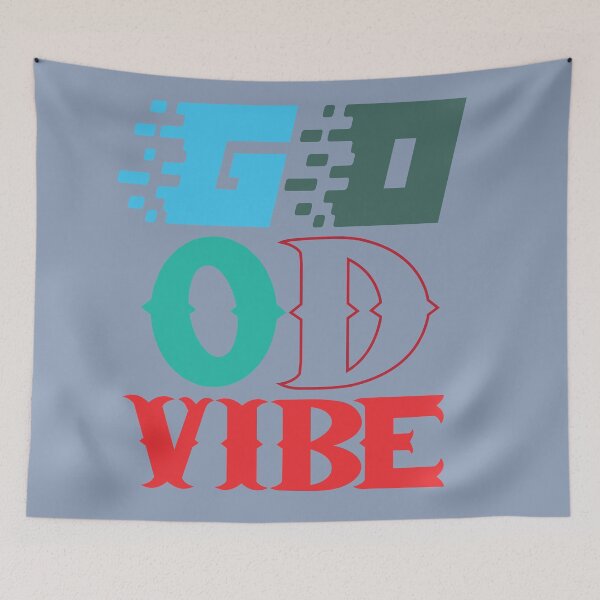 Item preview, Good Vibe Glitch Typography designed and sold by Mdjahirulsk.