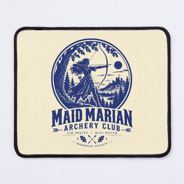 Item preview, Maid Marian Archery Club Vintage Sherwood Art designed and sold by 89shirts.