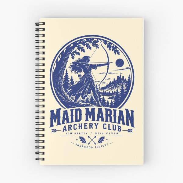 Item preview, Maid Marian Archery Club Vintage Sherwood Art designed and sold by 89shirts.