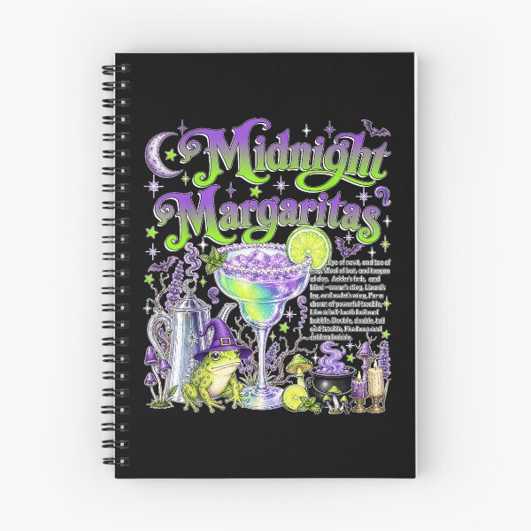 Item preview, Vintage Midnight Margaritas Witch Halloween Magical Cocktail  designed and sold by RannaHile.
