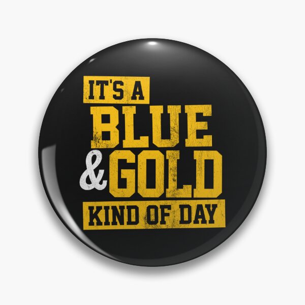 Item preview, It's A Blue And Gold Kind Of Day Favorite Colors Vintage designed and sold by Bebibon.