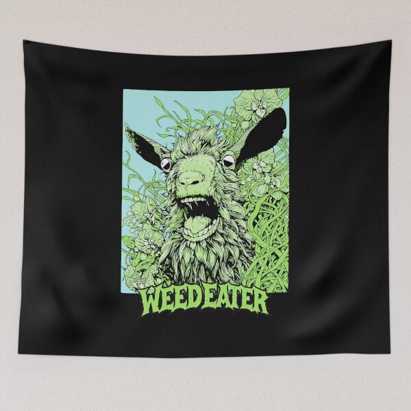 Item preview, Manic Green Creature Devouring Flora Typography designed and sold by ROBERCEAR.