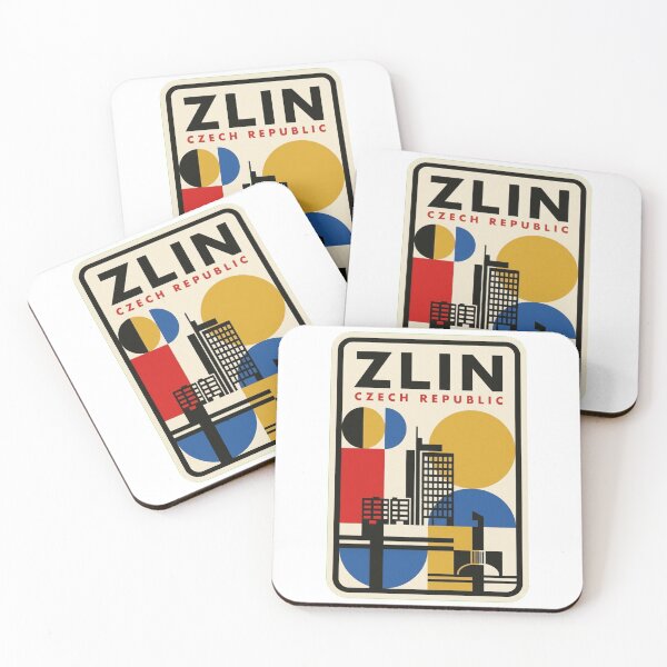 Item preview, Retro Zlin Bauhaus Geometric Skyline designed and sold by k3rstman1.