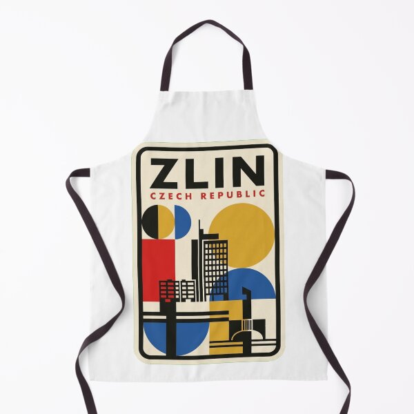 Item preview, Retro Zlin Bauhaus Geometric Skyline designed and sold by k3rstman1.