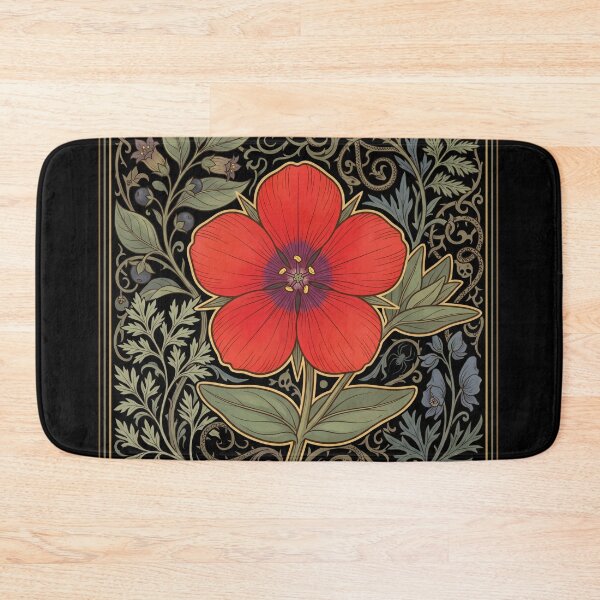 Item preview, The Weatherglass Toxin: Poisonous Anagallis Arvensis Botanical Art Print designed and sold by FreiherrPK.