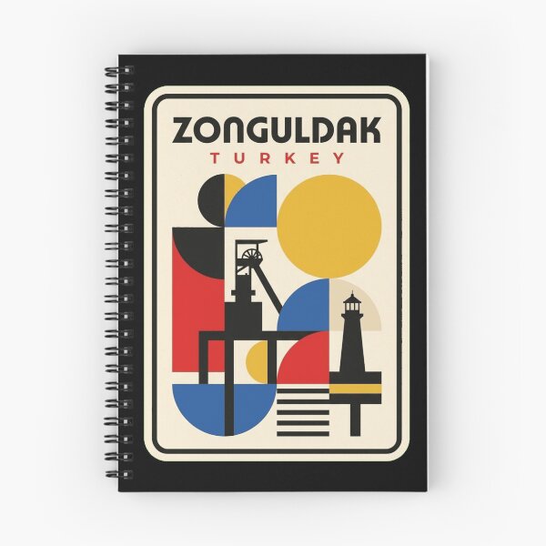 Item preview, Retro Zonguldak Bauhaus Geometric Skyline designed and sold by k3rstman1.