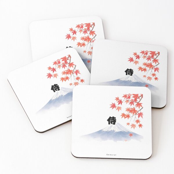 Item preview, Samurai | Mount Fuji & Autumn Leaves | Japanese Design designed and sold by JapanMemoir.