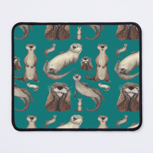 Item preview, Bunch of Otters designed and sold by Kimberley Cummings Illustration.