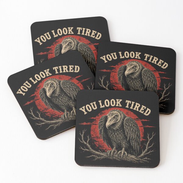 Item preview, You Look Tired Vulture designed and sold by LizzyKeiko.