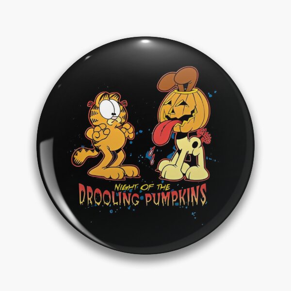 Item preview, Garfield and Odie Night of the Drooling Pumpkins Halloween designed and sold by Epicfunchart.