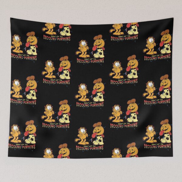 Item preview, Garfield and Odie Night of the Drooling Pumpkins Halloween designed and sold by Epicfunchart.