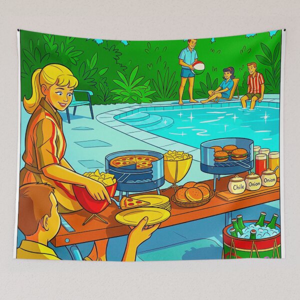 Item preview, 1950 Next to the Archies Pool Party designed and sold by Harold122Jade.