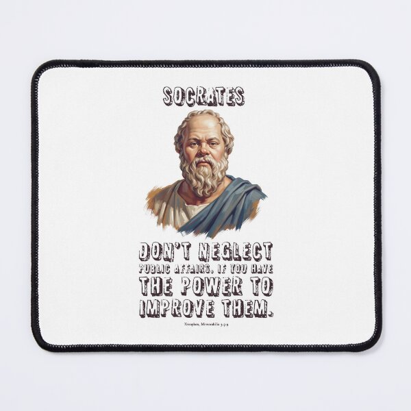 Item preview, The Prytaneion Lunatic: Socrates Civic Duty Philosophy Art Print designed and sold by FreiherrPK.