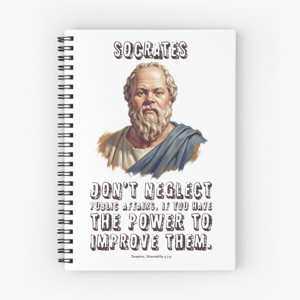 Item preview, The Prytaneion Lunatic: Socrates Civic Duty Philosophy Art Print designed and sold by FreiherrPK.
