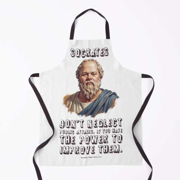 Item preview, The Prytaneion Lunatic: Socrates Civic Duty Philosophy Art Print designed and sold by FreiherrPK.