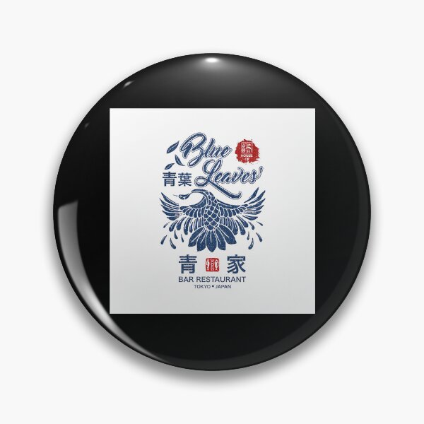 Item preview, Blue Flying Bird Emblem Japanese designed and sold by LucyGilberts.