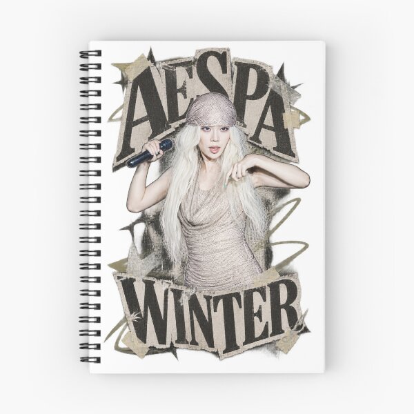 Item preview, aespa Winter High Note Tape Cut Typography designed and sold by Valereekmerch.