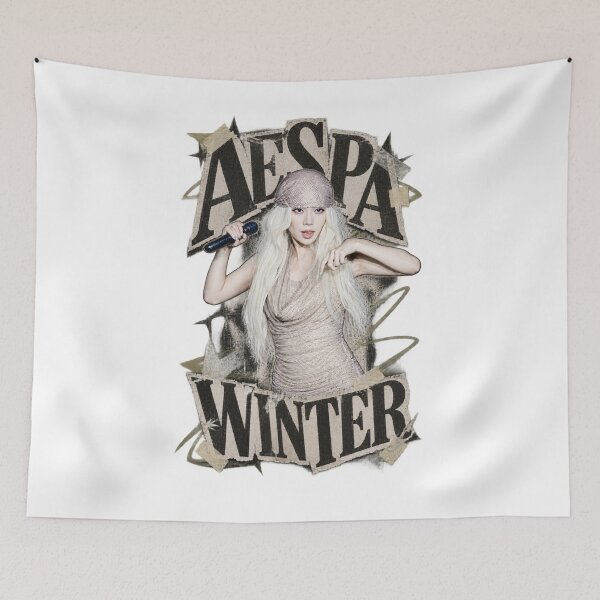Item preview, aespa Winter High Note Tape Cut Typography designed and sold by Valereekmerch.