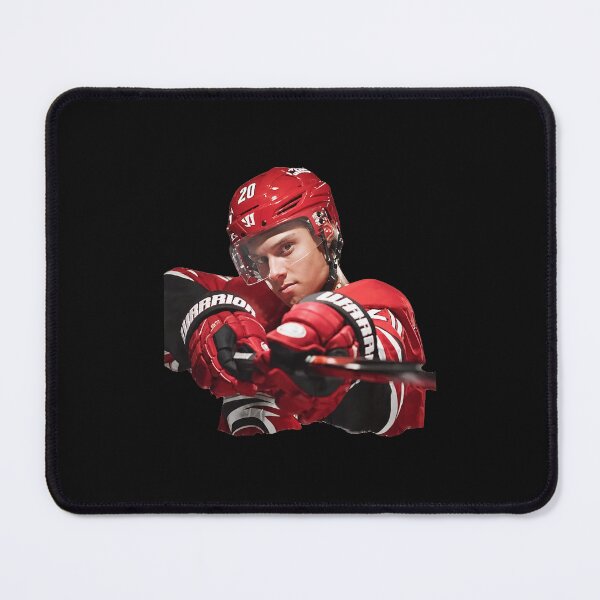 Item preview, Hockey Player Determined Pose Red Uniform Stick designed and sold by Jasolkowski.