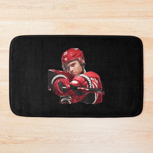 Item preview, Hockey Player Determined Pose Red Uniform Stick designed and sold by Jasolkowski.