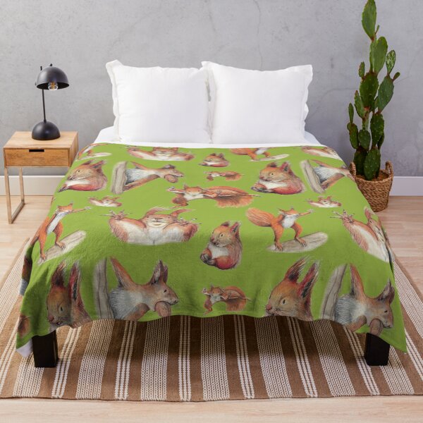 Item preview, Squirrel Chaos designed and sold by Kimberley Cummings Illustration.