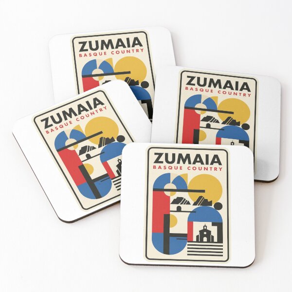 Item preview, Retro Zumaia Bauhaus Geometric Skyline designed and sold by k3rstman1.