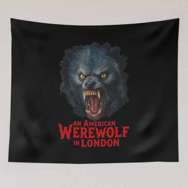Item preview, Werewolf Snarl Film Title Artwork designed and sold by DONNASAL.