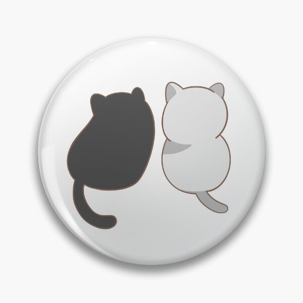 Item preview, Cute Hand Drawn Cats Back View designed and sold by Porpor Artwork.