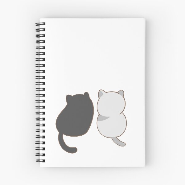 Item preview, Cute Hand Drawn Cats Back View designed and sold by Porpor Artwork.