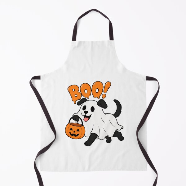 Item preview, Cute Black Dog Pumpkin Head Boo Halloween Art designed and sold by SoyLamderma.