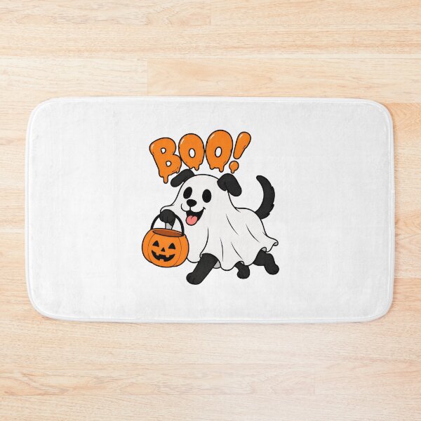 Item preview, Cute Black Dog Pumpkin Head Boo Halloween Art designed and sold by SoyLamderma.