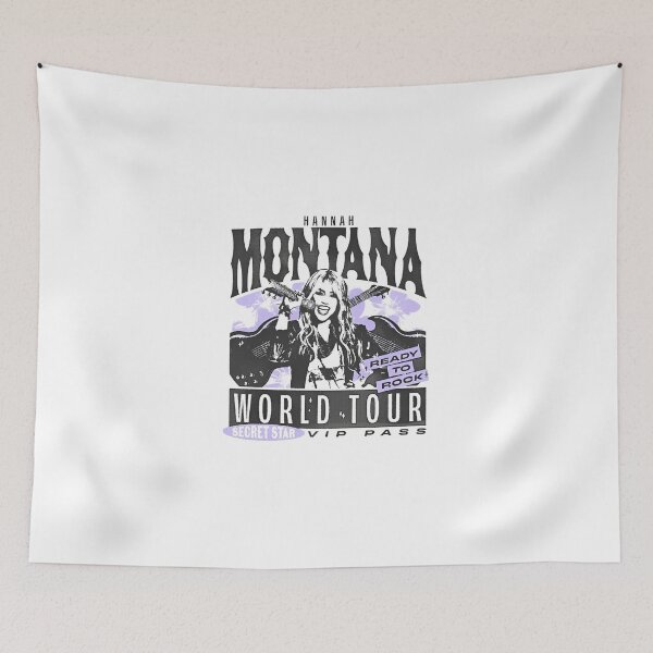 Item preview, Hannah Montana World Tour Vintage Poster designed and sold by Worldofrat.