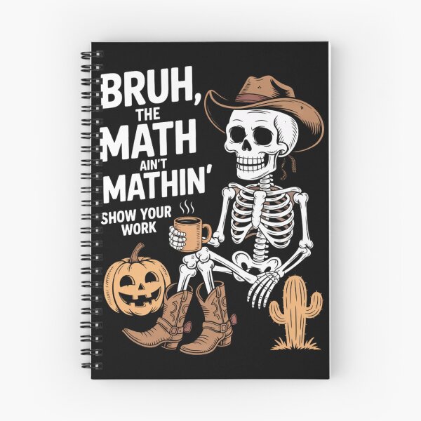 Item preview, Bruh The Math Ain't Mathin' Show Your Work Halloween Teacher designed and sold by JaredDeShop.