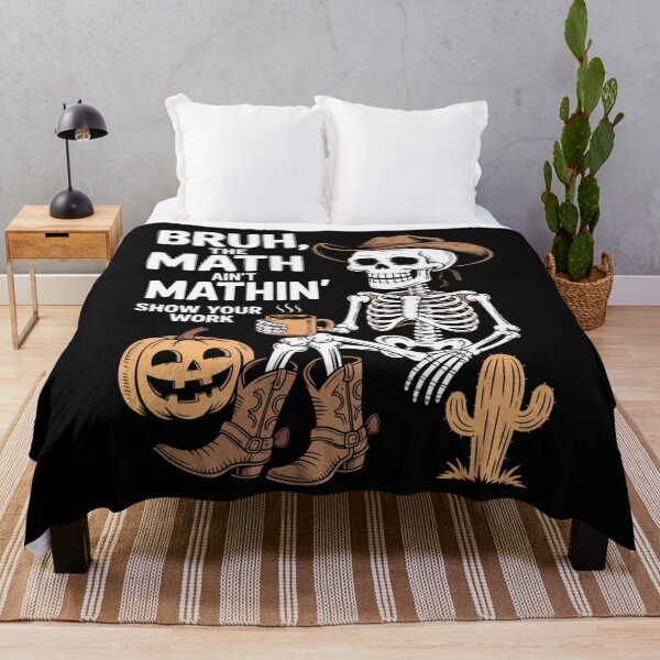 Item preview, Bruh The Math Ain't Mathin' Show Your Work Halloween Teacher designed and sold by JaredDeShop.