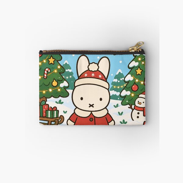 Item preview, Cute Christmas Rabbit in Winter Wonderland designed and sold by Cozy Moss Studio.