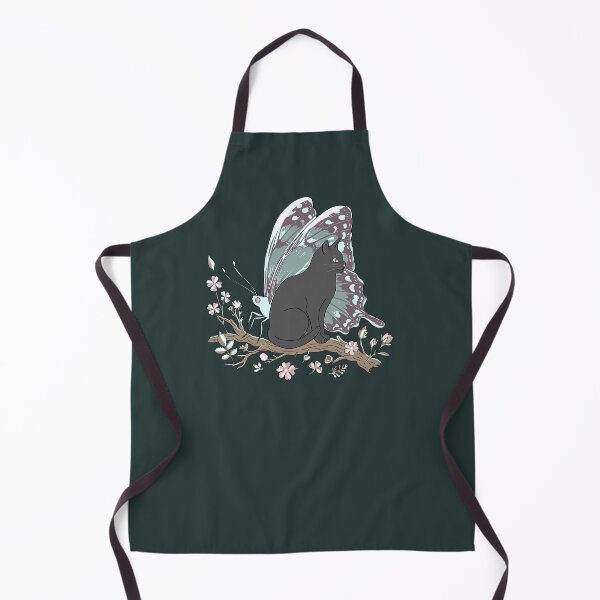 Item preview, Black Cat Butterfly Wings Cottagecore Aesthetic designed and sold by LeshanArt.